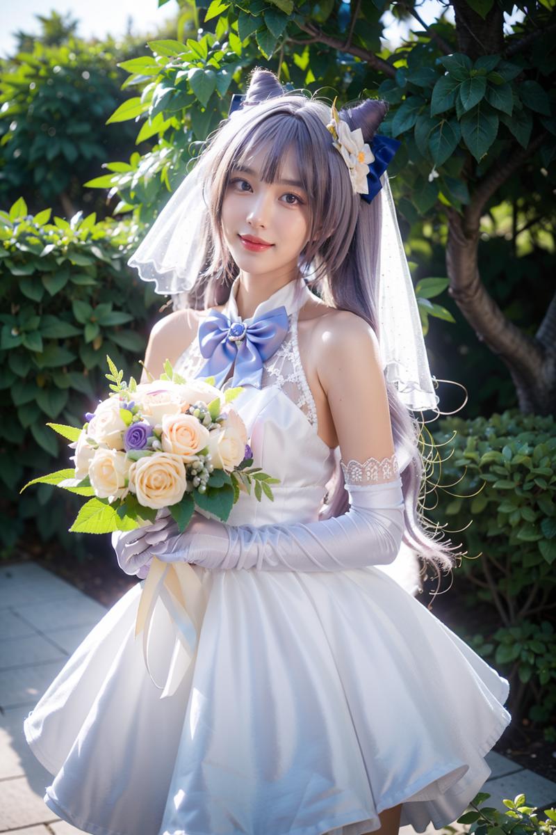 Genshin Impact> Cosplay costume collection | 原神cos 服装集合- 刻晴-花嫁|Keqing-bride  Showcase | Civitai